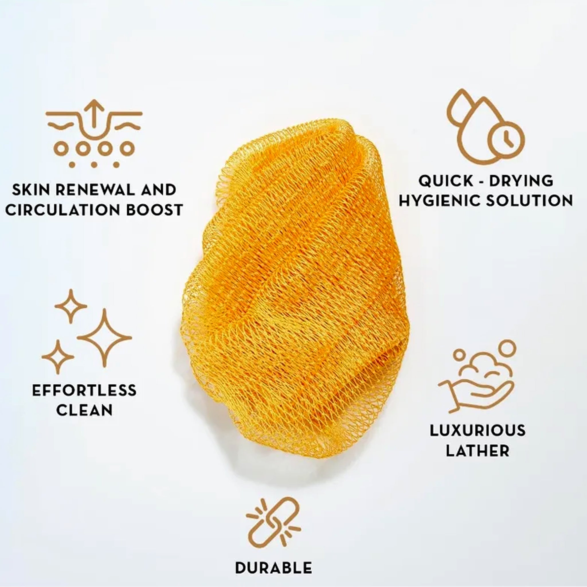African Exfoliating Net Bath Smooth Secondary image