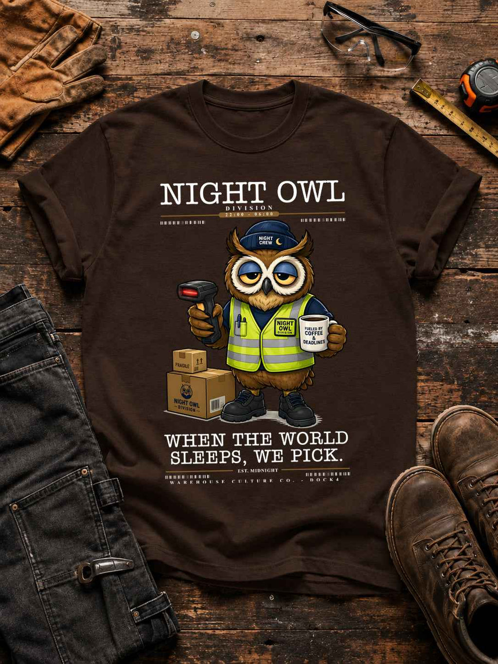 Night Owl Division Unisex T-Shirt