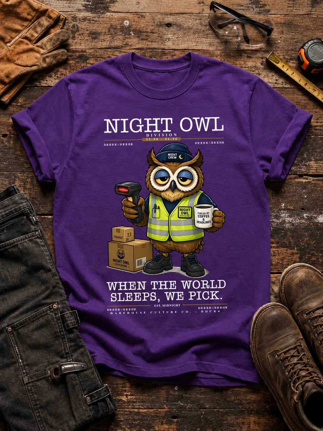 Night Owl Division Unisex T-Shirt